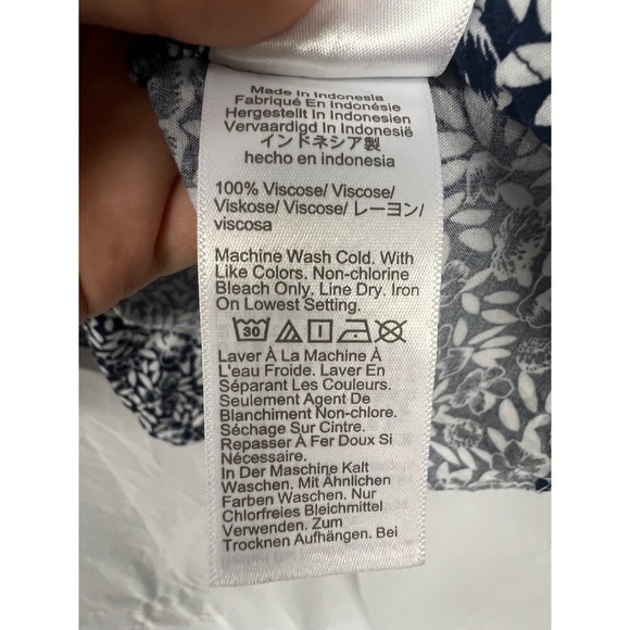 J. Crew Floral Print Mini Dress Tiered Ruffle Short Sleeve XS - Picture 4 of 5